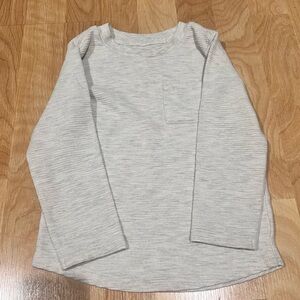 Cat & Jack Toddler Boys Long Sleeve Cream Shirt